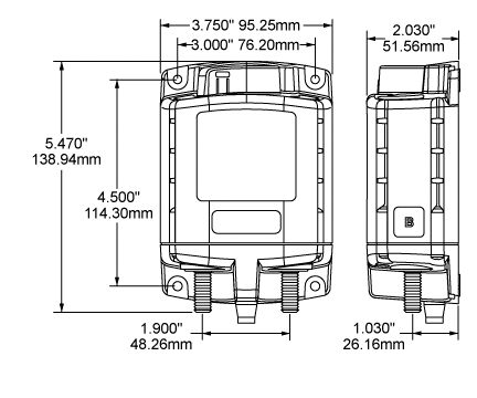 Blue Sea 7622 lataussolenoidi 500A, 12V