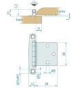 Sarana RST 46 x 38mm