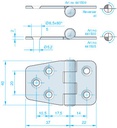 Sarana 40x59mm AISI316 441509