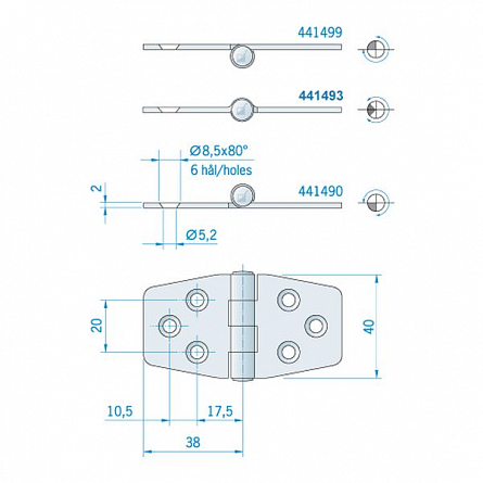 Sarana RST 40x76mm