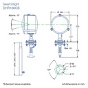 DHR LED hakuvalo 180mm 10-32VCD 20W