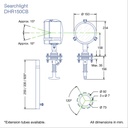 DHR LED HAKUVALO 150mm 10-32VCD 10W