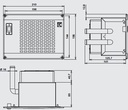 Kalori Silencio ilman etulevyä, 1,7Kw 24V  kennopuhallin