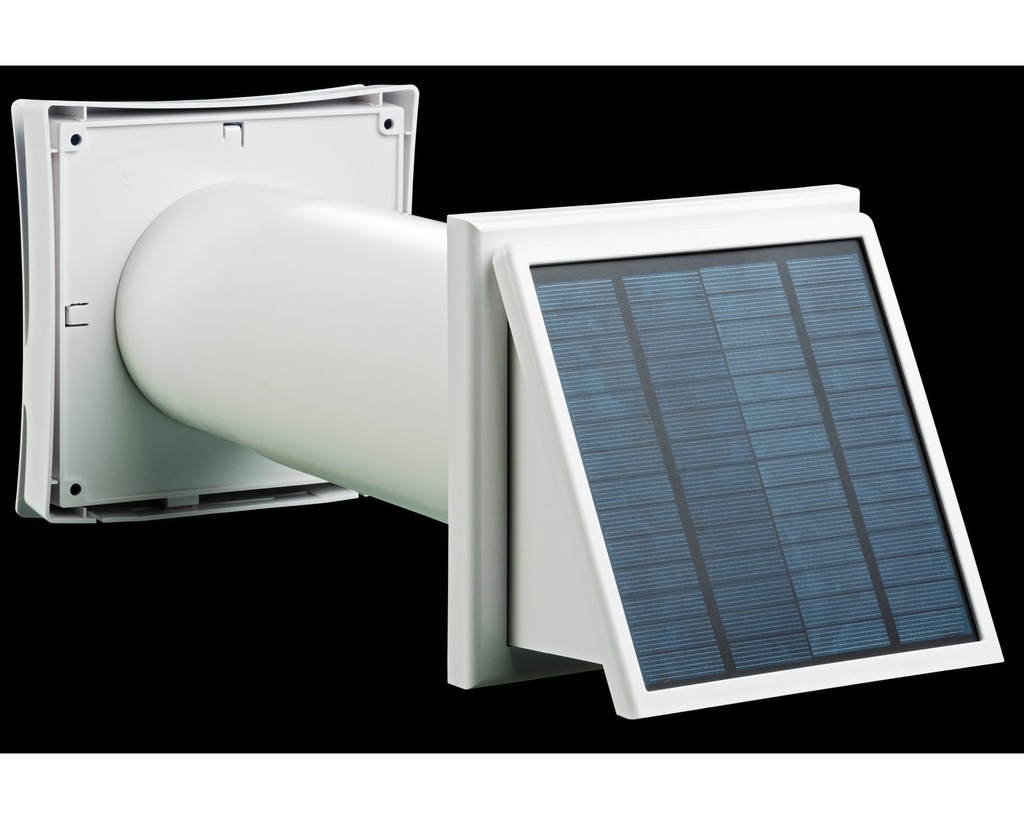 Cooltron Solar 100 aurinkokennolla varustettu moottoroitu raitisilmaventtiili