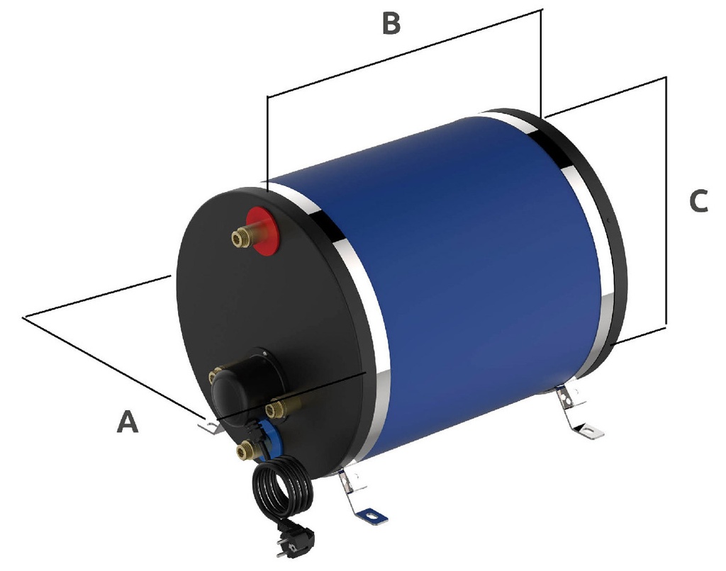 ATI Välisäiliö, lämminvesivaraaja 45l 800w 230V