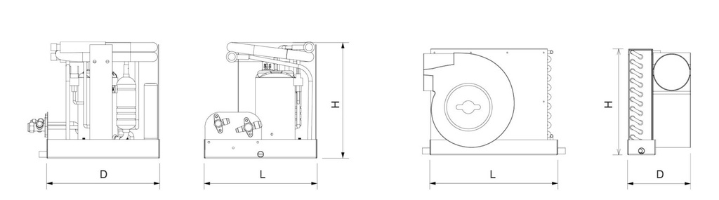 Thermowell BB13H veneilmastointilaite Split 230V 13000BTU - 3810