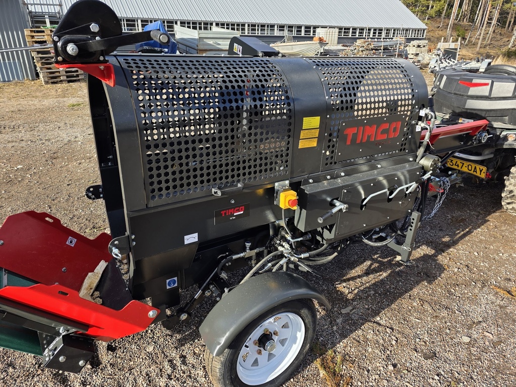 Timco 12 TA Pilkekone, klapikone hihnakuljettimella.