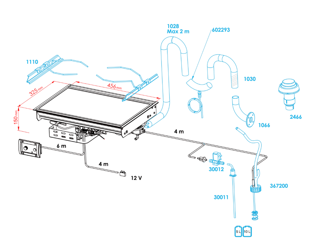 Wallas 85DT dieselliesi, uppoasennettava