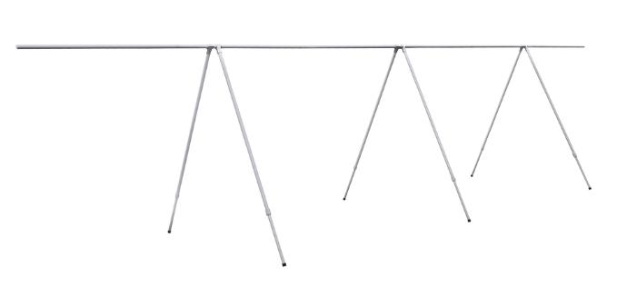 Patriot Marine 6m talvisäilytysteline venepeitteelle, soveltuu 4-6m veneille, rakenne alumiinia