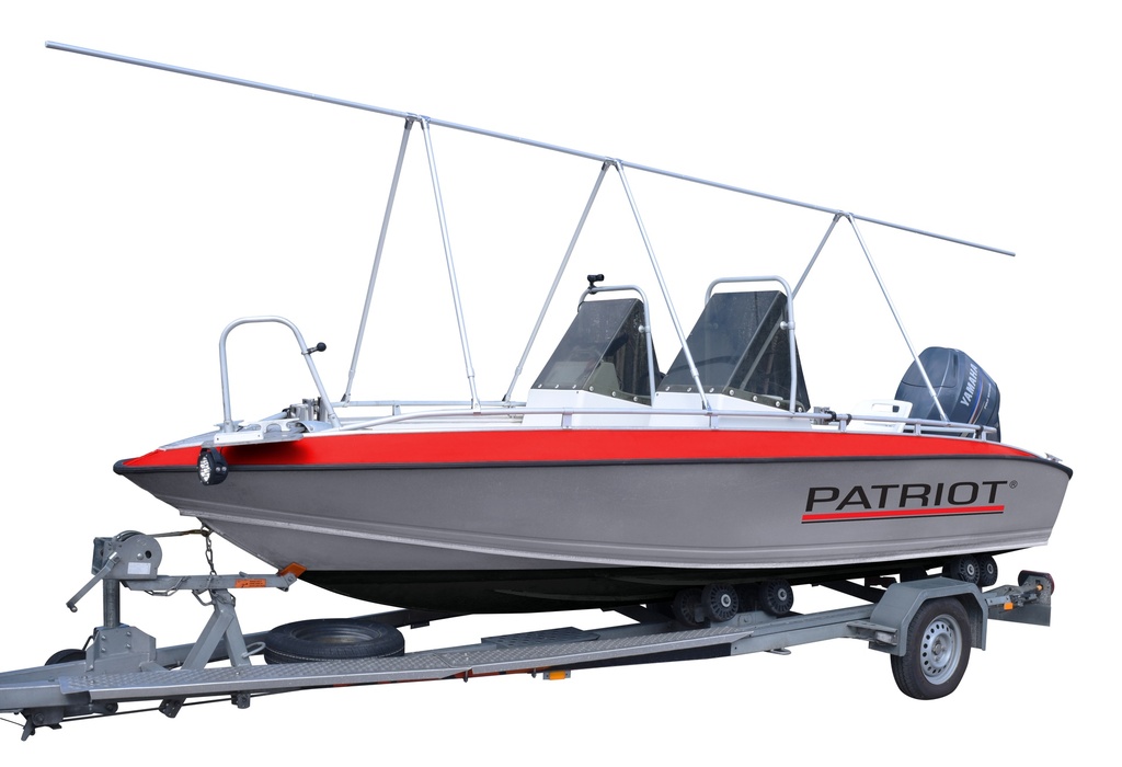 Patriot Marine 6m talvisäilytysteline venepeitteelle, soveltuu 4-6m veneille, rakenne alumiinia