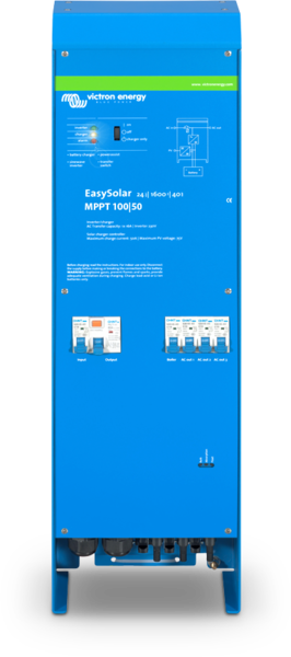 Victron EasySolar Invertterilaturi 24V/1600W/40A, 1400W MPPT aurinkopaneelisäätimellä