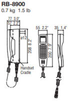 FM-8900S vesitiivis lisäkäyttöpaikka