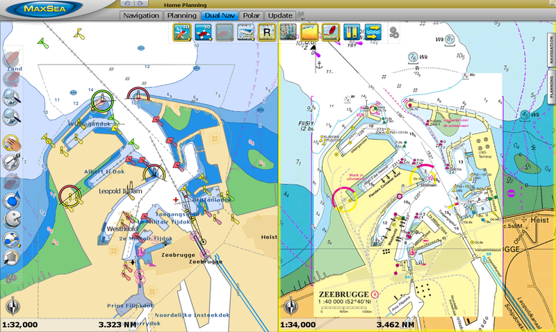 Furuno Time Zero WIDE kartta-alue Navnet 3D/TZT/Maxsea tuotteisiin