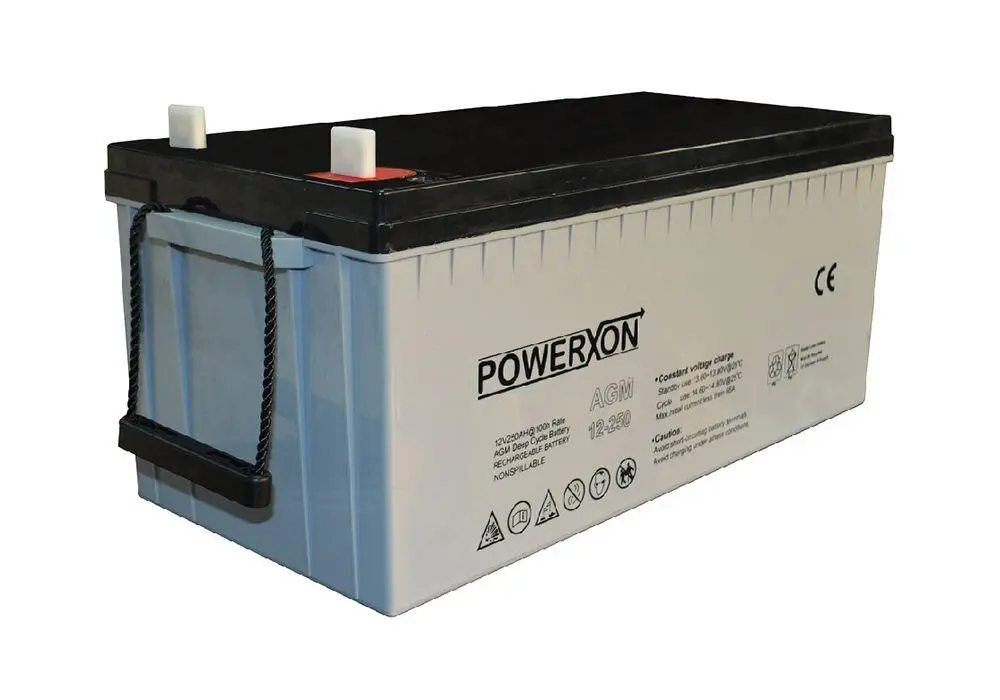 PowerXon AGM-akku 250Ah 100h