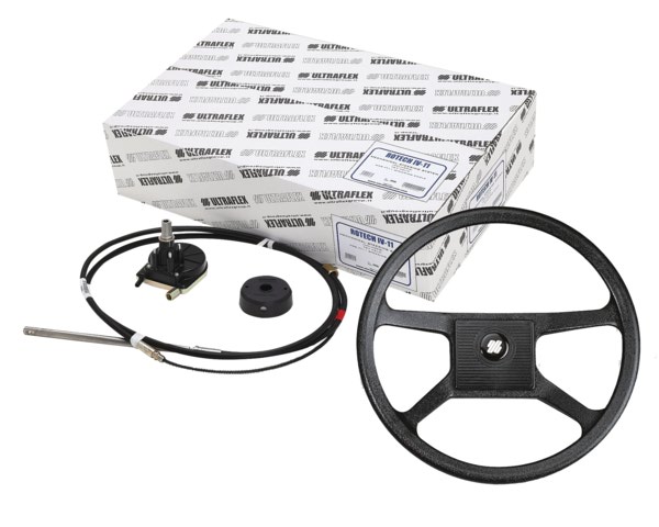 Ultraflex Kaapeliohjauspaketti, sis kaapeli, rumpu ja ratti 15ft