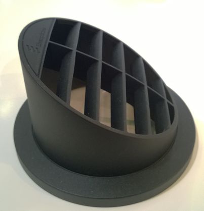 Eberspächer – Ilmasuulake – Ø 75–90 mm – Pystymalli – 30° – Musta