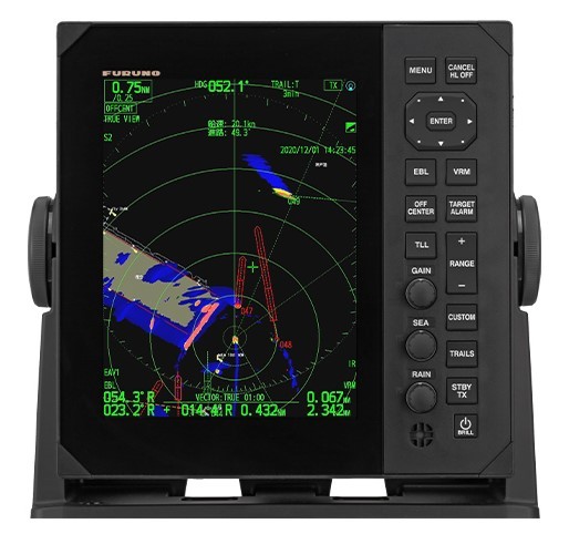 Furuno FR12 värinäytöllinen 12,1 tuuman tutka NavNet antenneille