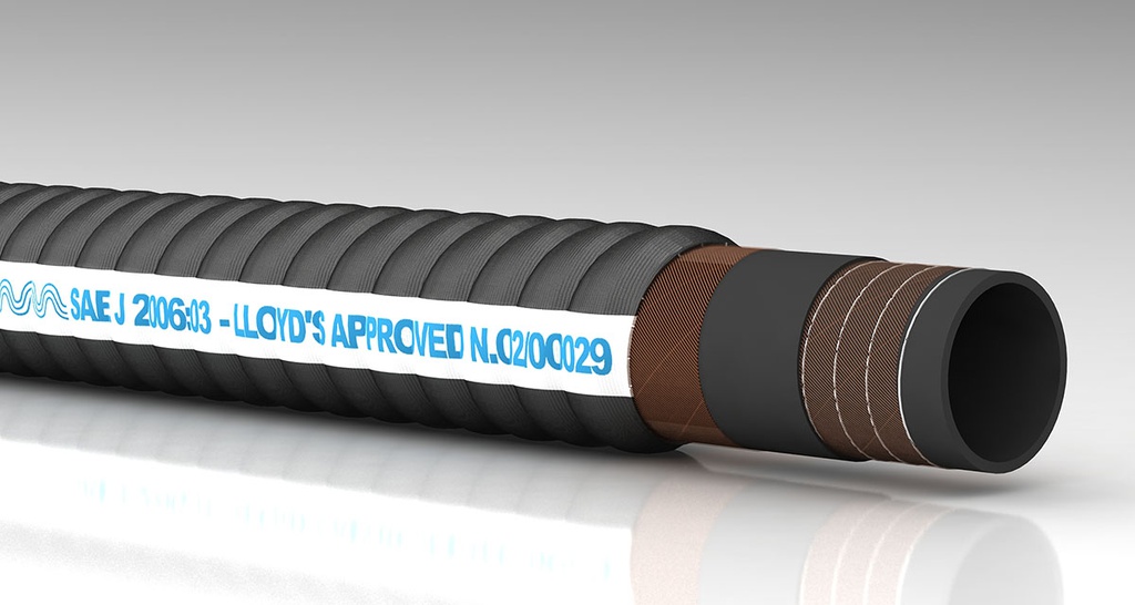 Sati 45 mm pakoletku veneisiin ISO 13363 Maringas