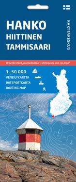 Hanko Hiittinen Tammisaari, veneilykartta 1:50000