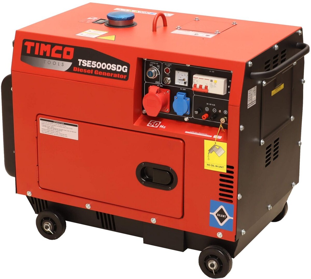 Timco TSE5000SDG 400V diesel aggregaatti