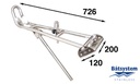 [9519037559] Båtsystem 1420 Ankkurirulla säädettävä MAX 20KG