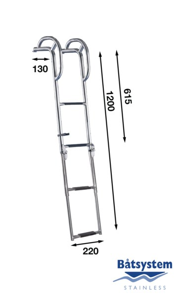 Båtsystem keulatikas kädensijalla 1200 MM