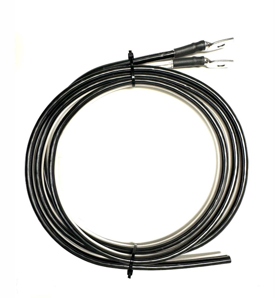 Akkukaapeli (2m 2x10mm² johto kaapelikenkineen) Ei sulaketta