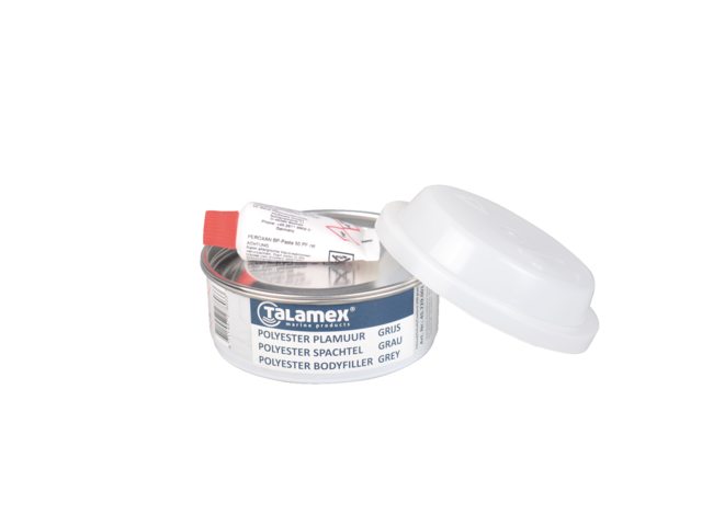 Talamex 2-komponentti polyesterikitti 200g, valkoinen
