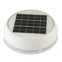 [78434111] Marinco aurinkokennotuuletin 3" Day/Night Solar Vent - valkoinen