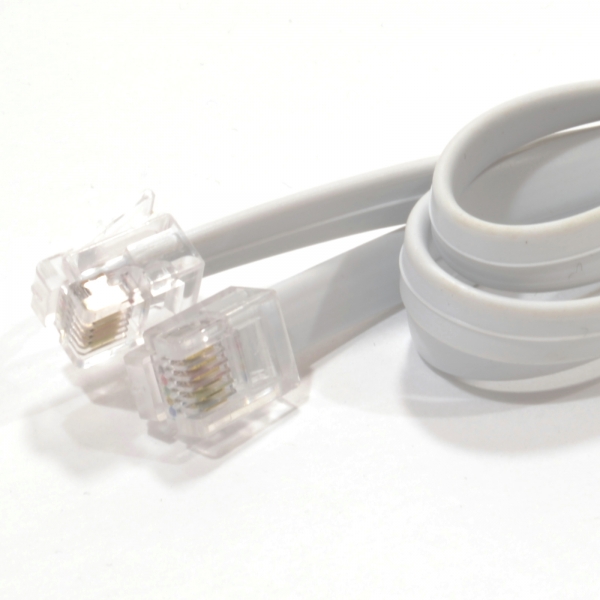 Mastervolt modular cable, 6 wire, crossed, RJ12 connectors 6m