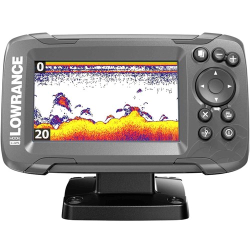 Lowrance HOOK2 4x GPS kaikuluotain Bullet skimmer- kaikuanturilla