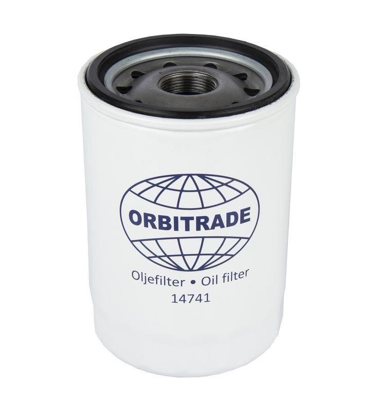 Orbitrade, öljysuodatin Volvo 847741 D5/7/61/62/63/71/72/74/75/102/103/121/122