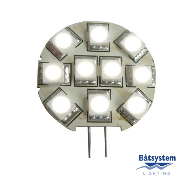 LED-polttimo G4-kannalla, 10 SMD, 3200K, 8-30V, 94G4S