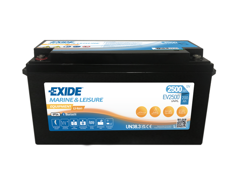 Exide EQUIPMENT EV2500S Li-Ion Litium-akku 12V/200Ah/2500Wh