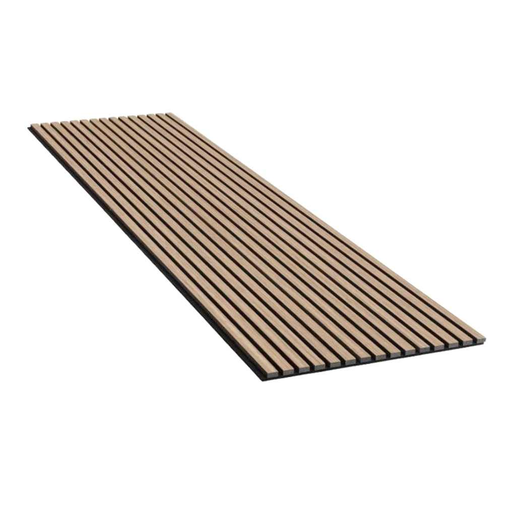 Evella Slim Line tammi puuviilupintainen akustiikkalevy 2650 x 594 mm