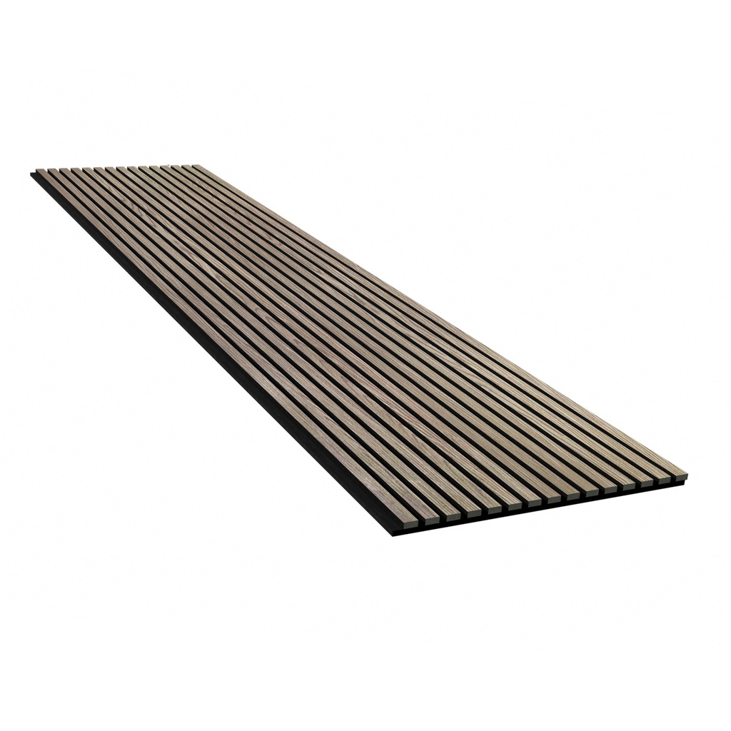 Evella VN27 pähkinä puuviilupintainen akustiikkalevy 2400 x 600 mm