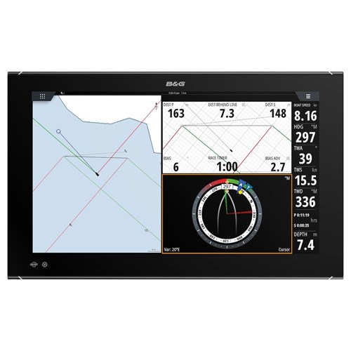 B&G Zeus³S Glass Helm järjestelmäpaketti 24- tuuman monitoiminäytöllä