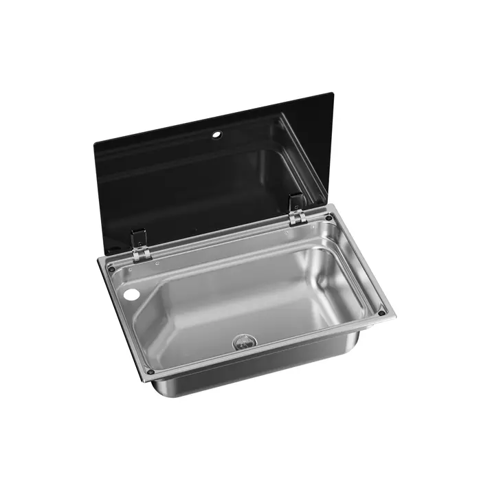 Dometic CVS1525G neliönmuotoinen pesuallas lasikannella 525x170x350 mm