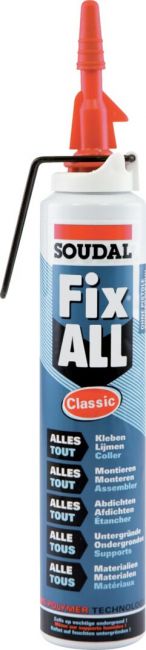 SOUDAL FIX-ALL presspack crystal, kirkas 290ml