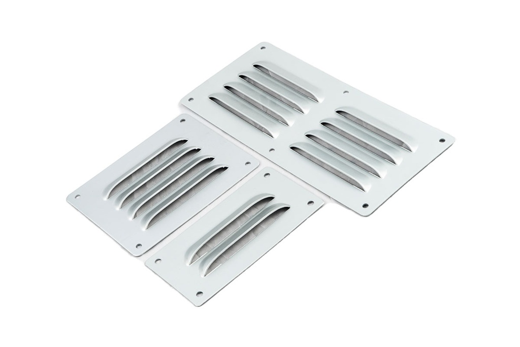 Jukova D-11 ilmaritilä 33500035 125x100x1.5mm anodisoitu