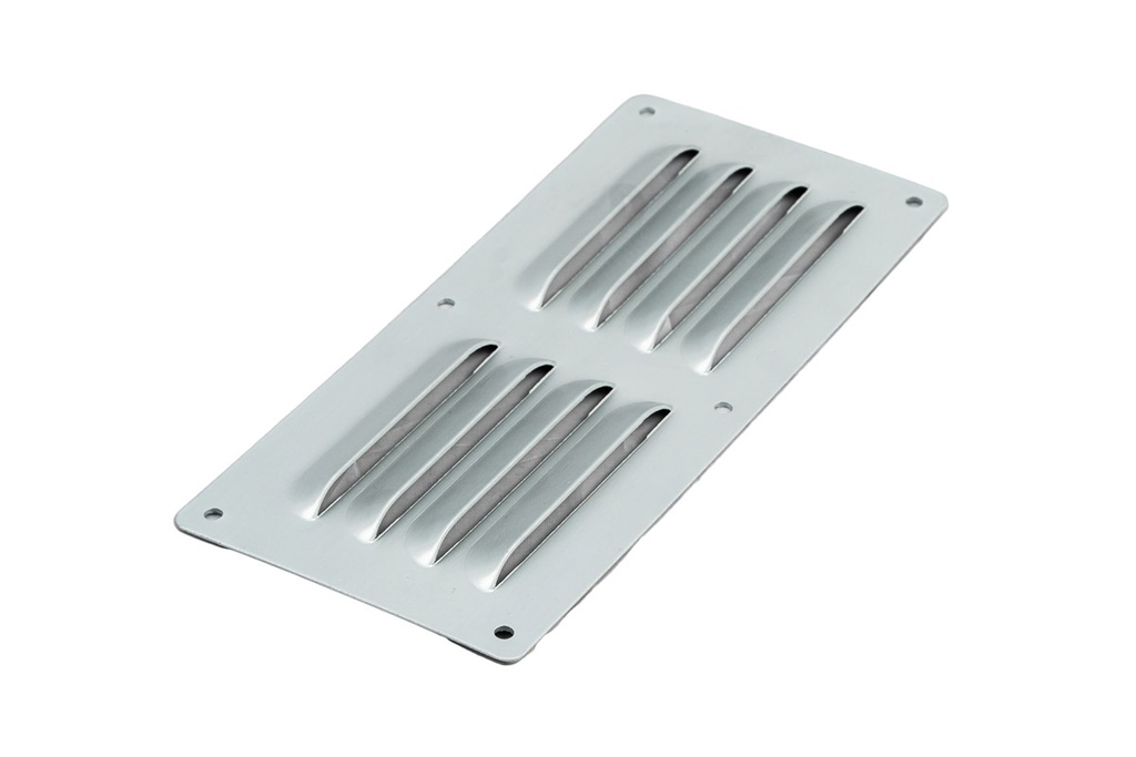 Jukova D-12 335000451 ritilä 220x100x1.5mm anodisoitu