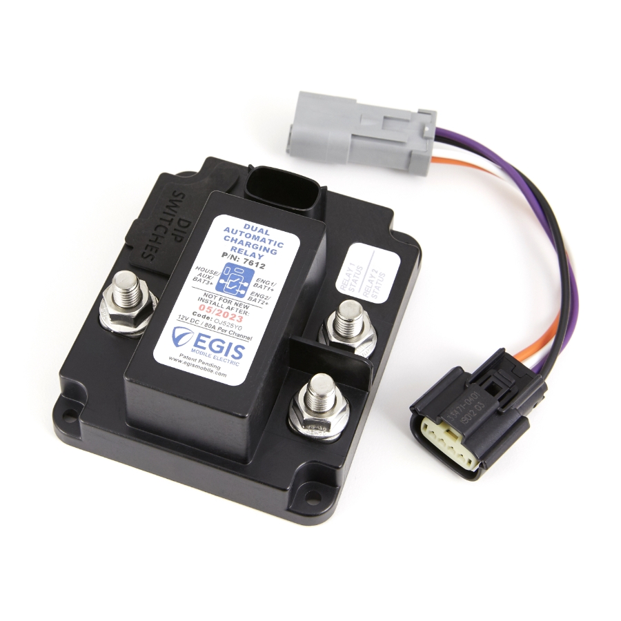 Programmable Triple Battery ACR Automatic Charging Relay  - 12 V