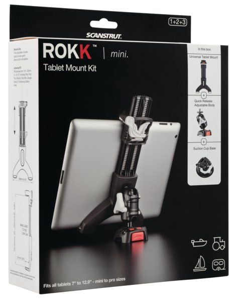 Scanstrut Rokk mini kiinnikesarja tabletille, imukuppi RLS-508-405