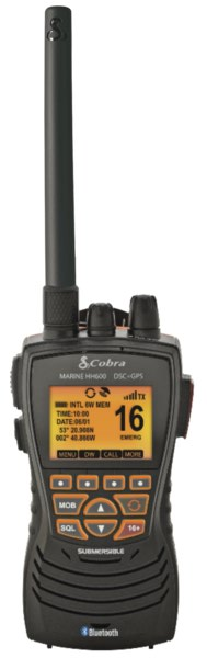 COBRA käsi VHF-radiopuhelin, bluetooth MR HH600 FLT BTEU