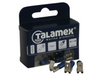 Talamex abikoliitin, reppuselkä, 6,3mm, sininen, 6 kpl/pkt