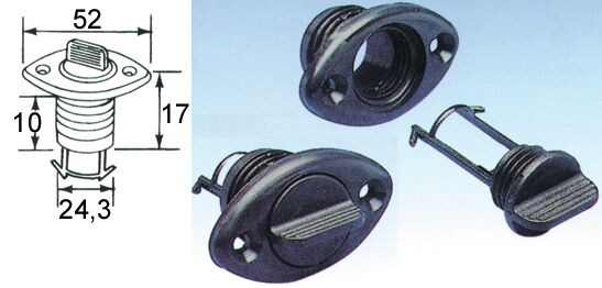 Tyhjennystulppa 908-17391