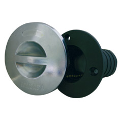 Nuova Rade kansiruuvike 38mm komposiittimuovia, kromattu hattu