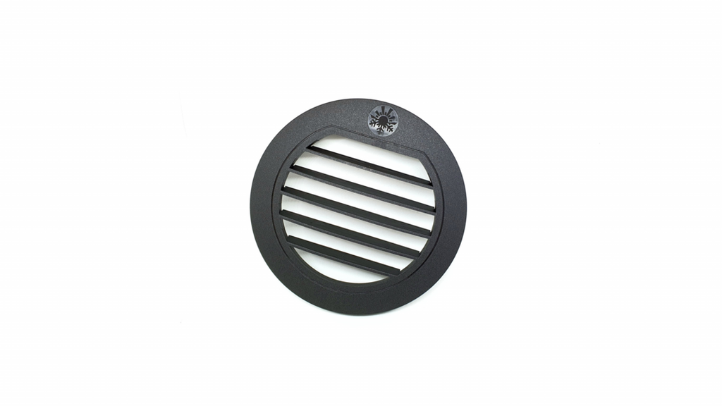 Autoterm – Ilmasuulake – Ø 75–90 mm – 45° – Säädettävä – Musta