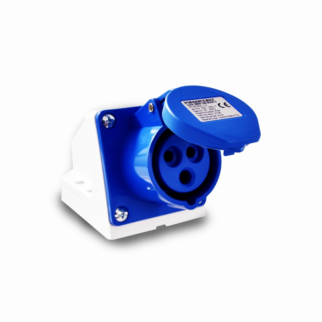 Kempten kojevastake - syöttöpistorasia CEE- 16A 3-napainen