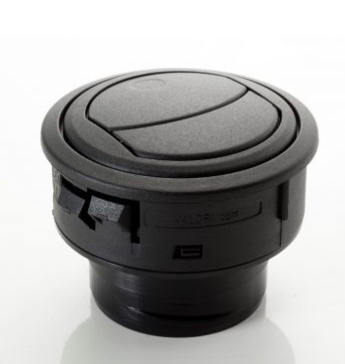 Kalori – Ilmasuulake – Ø 60 mm – Säädettävä ja suljettava – Kapea kaulus